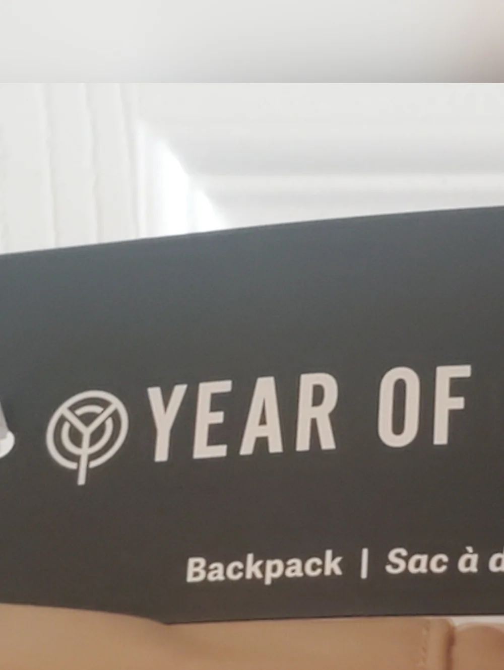 YEAR OF OURS NWT BACKPACK CREAM.  TRAVEL